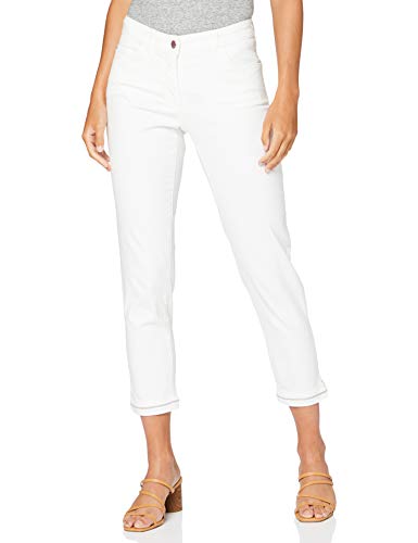 Gerry Weber Damen 92368-31499 Straight Jeans, Elfenbein (Off-White 99700), (Herstellergröße: 38) von Gerry Weber