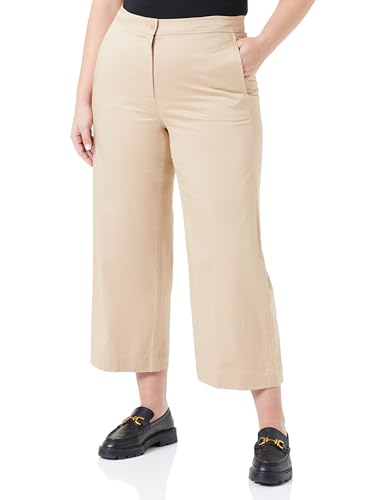 Gerry Weber Damen 7/8 Hose mit Dehnbund unifarben 7/8 Länge Caramel 36 von Gerry Weber
