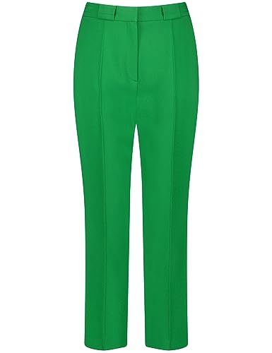 Gerry Weber Damen 7/8 Hose mit Längsbiesen unifarben 7/8 Länge Bright Green 48 von Gerry Weber