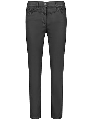 Gerry Weber Damen 7/8 Jeans BEST4ME Cropped unifarben 7/8 Länge Schwarz 42 von Gerry Weber