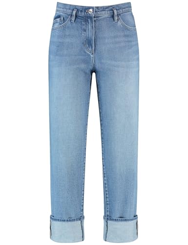 Gerry Weber Damen 7/8 Jeans unifarben, Washed-Out-Effekt 7/8 Länge Blue Denim mit use 40 von Gerry Weber