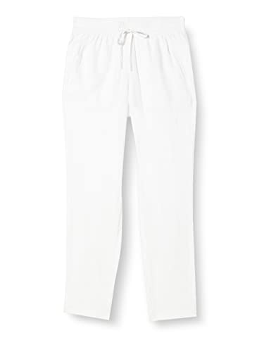 Gerry Weber Damen 7/8 Leinenhose Easy Fit unifarben 7/8 Länge weiß/weiß 42 von Gerry Weber