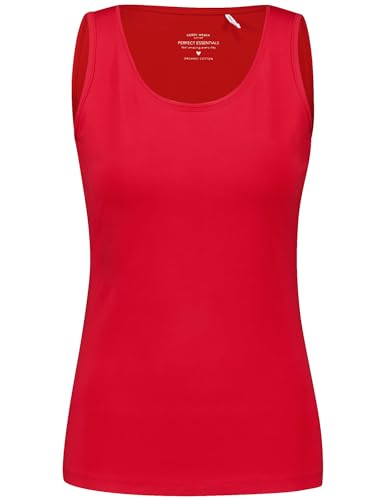 Gerry Weber Damen Basic Top nachhaltigem Baumwoll-Stretch ärmellos unifarben Lollipop 40 von Gerry Weber