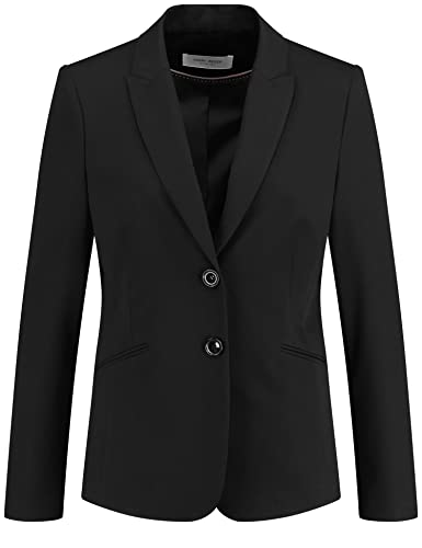 Gerry Weber Damen Met Lange Mouwen Blazer, Schwarz, 46 von Gerry Weber