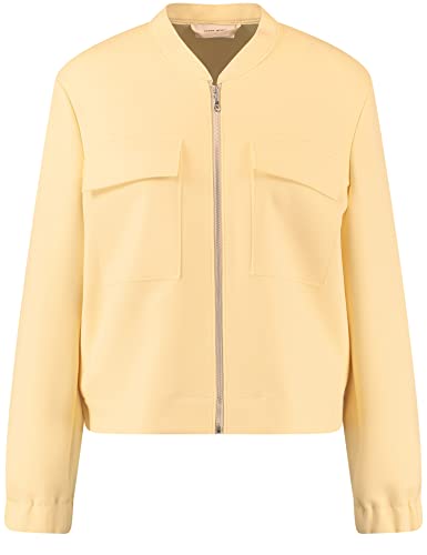 Gerry Weber Damen Blouson elastischer Ärmelsaum, Langarm unifarben Vanilla 38 von Gerry Weber