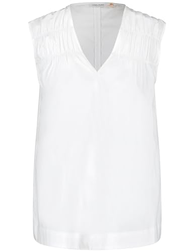 Gerry Weber Damen Bluse ohne Arm ärmellos unifarben weiß/weiß 38 von Gerry Weber