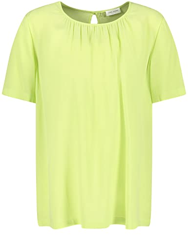 Gerry Weber Damen Blusenshirt mit Kräuselfalten Kurzarm unifarben Lime 42 von Gerry Weber