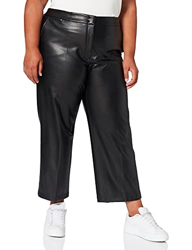 Gerry Weber Damen Culotte in Lederoptik unifarben 3/4 Länge Schwarz 36 von Gerry Weber