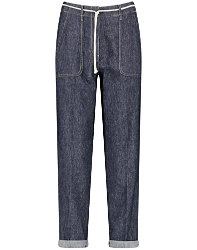 Gerry Weber Damen Easy Fit Freizeithose, Azur Melange, 38 EU von Gerry Weber