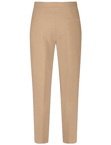 Gerry Weber Damen Elegante 7/8 Stretchhose unifarben 7/8 Länge Sand 40 von Gerry Weber