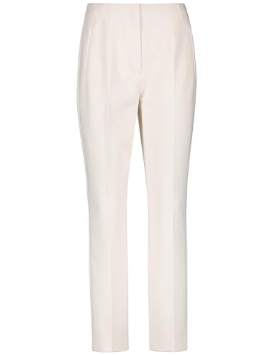 Gerry Weber Damen Elegante Stretchhose unifarben 7/8 Länge Whisper White 46 von Gerry Weber