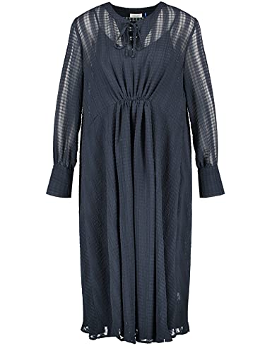 GERRY WEBER Damen 880023-31428 Kleid Gewebe, Blau-Marine, 42 von Gerry Weber