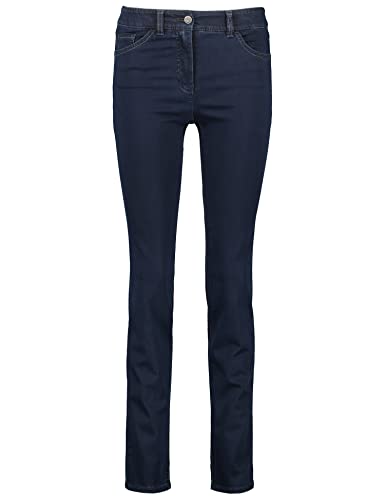 EDITION Damen Hose lang Jeans, Dark Blue Denim, 42 von Gerry Weber