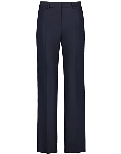 Gerry Weber Damen Gerade geschnittene Hose Klassische Passform Anzughose Hose Business, festlich, Freizeit reguläre Länge, Col. 80869, Size 40 von Gerry Weber