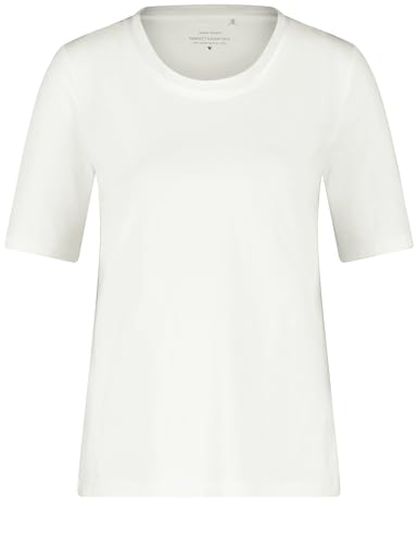 Gerry Weber Damen Halbarmshirt halber Arm unifarben Off-White 42 von Gerry Weber