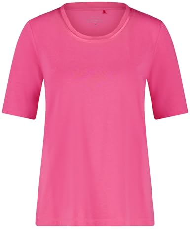 Gerry Weber Damen Halbarmshirt halber Arm unifarben Pink 48 von Gerry Weber