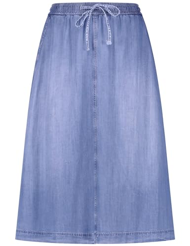 Gerry Weber Damen Jeansrock in A-Linie unifarben, Washed-Out-Effekt wadenlang blau mit use 38 Gerry Weber Damen Jeansrock in A-Linie unifarben, Washed-Out-Effekt wadenlang blau mit use 38 von Gerry Weber