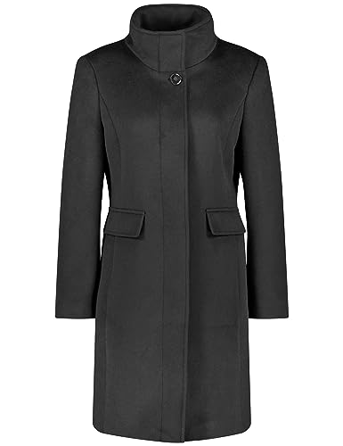 Gerry Weber Damen Kurzer Wollmantel mit Stehkragen Langarm unifarben Schwarz 40 Gerry Weber Damen Kurzer Wollmantel mit Stehkragen Langarm unifarben Schwarz 40 von Gerry Weber