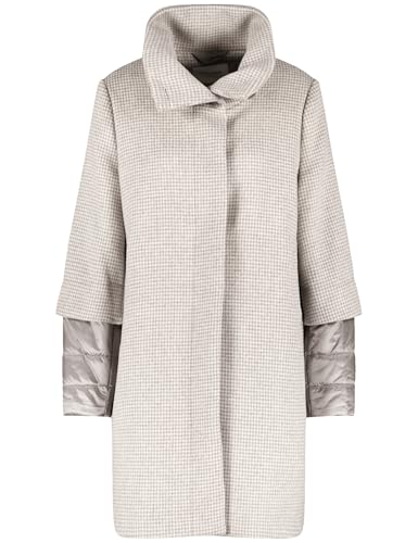 Gerry Weber Damen Kurzmantel mit Material-Patch Langarm kariert Creme Houndstooth 40 Gerry Weber Damen Kurzmantel mit Material-Patch Langarm kariert Creme Houndstooth 40 von Gerry Weber