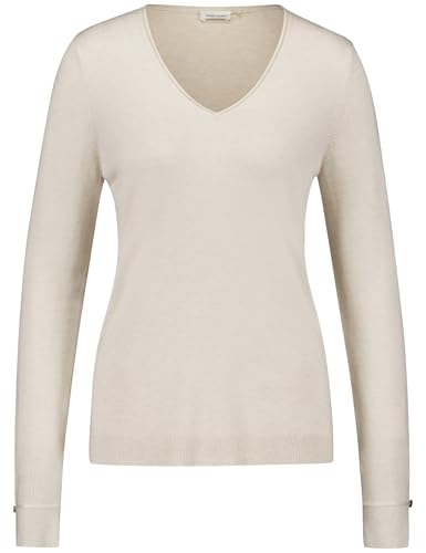 GERRY WEBER Damen 978062-44727-901410 Pullover, Cream Melange, 40 von Gerry Weber
