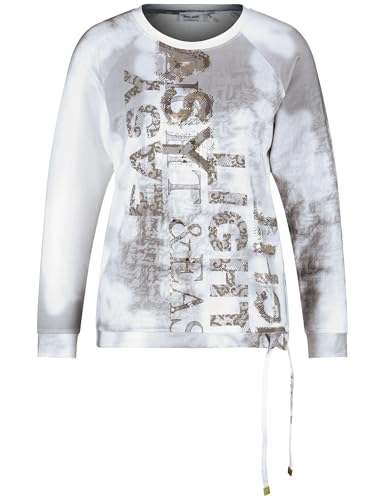 GERRY WEBER EDITION Damen 370047-44027-2118 T-Shirt, Grey/Grey panneaux Print, 42 von Gerry Weber