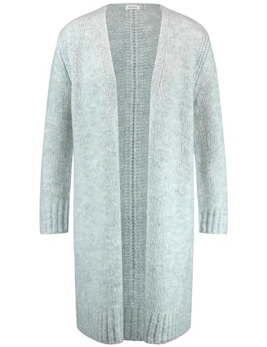 Gerry Weber Damen Langer Cardigan mit Wollanteil Langarm unifarben, Melange Blau Multicolor 44 Gerry Weber Damen Langer Cardigan mit Wollanteil Langarm unifarben, Melange Blau Multicolor 44 von Gerry Weber