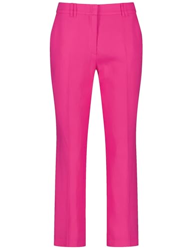 Gerry Weber Damen Leinenhose Kir꞉STY CITYSTYLE unifarben 7/8 Länge Solar Pink 38 von Gerry Weber