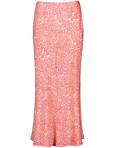 Gerry Weber Damen Maxirock mit Paisley-Muster Gemustert lang Lila/Pink/Rot/Orange Druck 34 von Gerry Weber