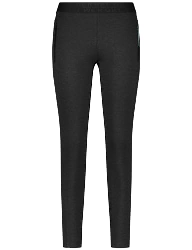 Gerry Weber Damen Stretchhose Slim Fit My Arctic Pant unifarben 7/8 Länge Grau-Melange 38 von Gerry Weber