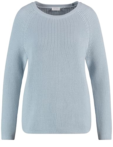 Gerry Weber Damen Pullover Langarm, Raglanarm unifarben Light Blue 42 von Gerry Weber