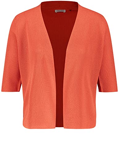 Gerry Weber Damen Offener Cardigan mit Halbarm halber Arm unifarben Tangerina 38 von Gerry Weber