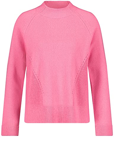 Gerry Weber Damen Pullover Raglanarm, Langarm Pullover Langarm Rundhals Pullover unifarben Rose Pink 46 von Gerry Weber