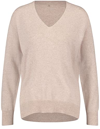 Gerry Weber Damen 770518-44707 Pullover, Light Taupe-melange, 48 EU von Gerry Weber
