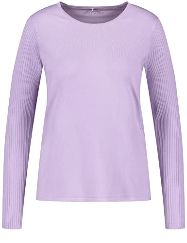 Gerry Weber Damen Pullover mit Strick-Mix Langarm unifarben Lilac 38 von Gerry Weber