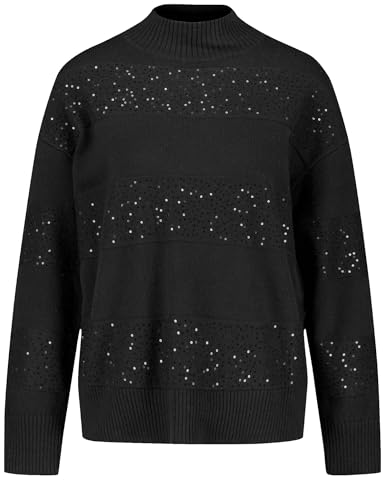 Gerry Weber Damen 471022-35717-11000 Pullover, Schwarz, 42 EU von Gerry Weber