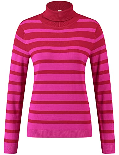 Gerry Weber Damen 770541-44727 Pullover, Lila/Pink/Rot/Orange Ringel, 36 EU von Gerry Weber