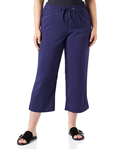 GERRY WEBER Edition Damen Easy Fit Hose, Blueberry, 42R von Gerry Weber