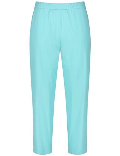 Gerry Weber Damen Schlupfhose KIA꞉RA Relaxed FIT unifarben 7/8 Länge, leicht verkürztes Bein Aqua Splash 40 von Gerry Weber