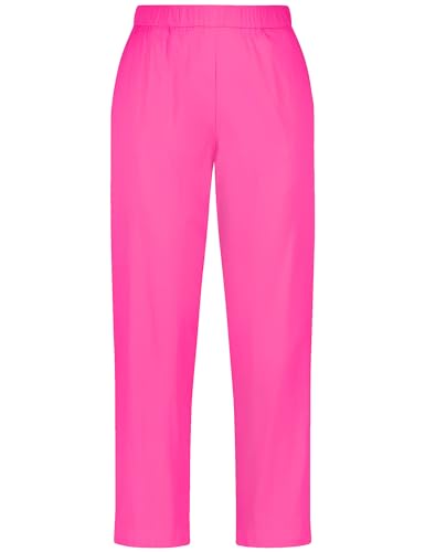 Gerry Weber Damen Schlupfhose KIA꞉RA Relaxed FIT unifarben 7/8 Länge, leicht verkürztes Bein Solar Pink 40 von Gerry Weber