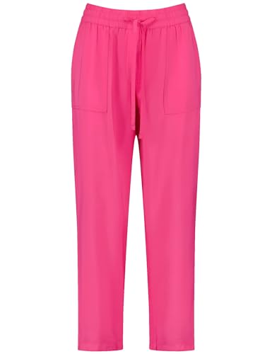 Gerry Weber Damen Schlupfhose KIA꞉RA Relaxed FIT unifarben 7/8 Länge Solar Pink 42 von Gerry Weber
