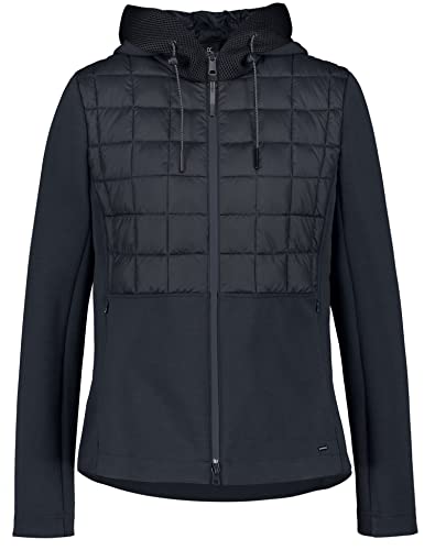 Gerry Weber Damen Softshelljacke mit Material-Patch Langarm unifarben navy 44 von Gerry Weber