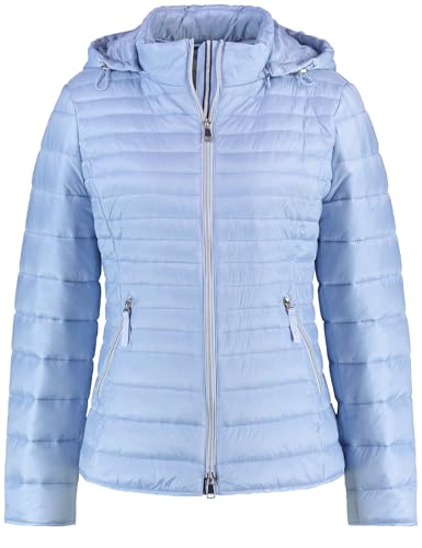 Gerry Weber Damen Steppjacke Langarm unifarben Cerulean 46 von Gerry Weber