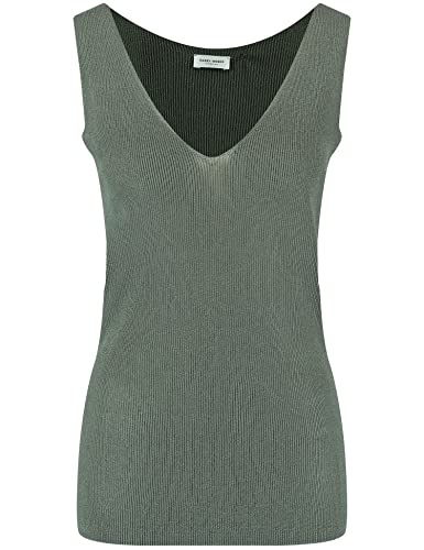 Gerry Weber Damen Stricktop ärmellos unifarben Olive 34 von Gerry Weber