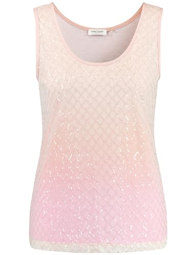 Gerry Weber Damen Top mit Pailletten ärmellos Farbverlauf Pearl Blush 34 von Gerry Weber