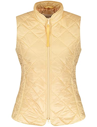 Gerry Weber Damen Weste mit Rautenstepp ärmellos unifarben Vanilla 50 von Gerry Weber