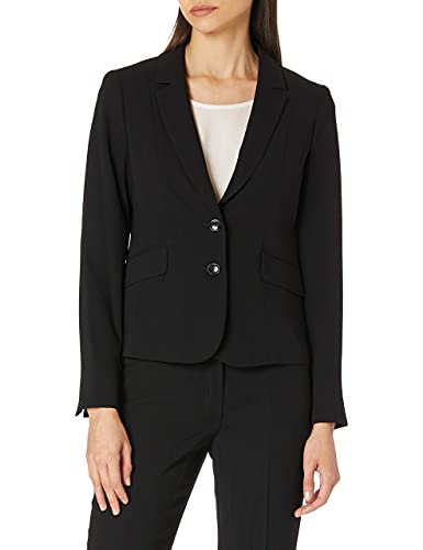 GERRY WEBER Womens Langarm Blazer, Schwarz, 46 von Gerry Weber