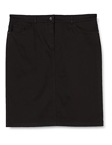 GERRY WEBER Womens Rock Gewebe kurz Skirt, Black Black Denim, XXX-Large von Gerry Weber
