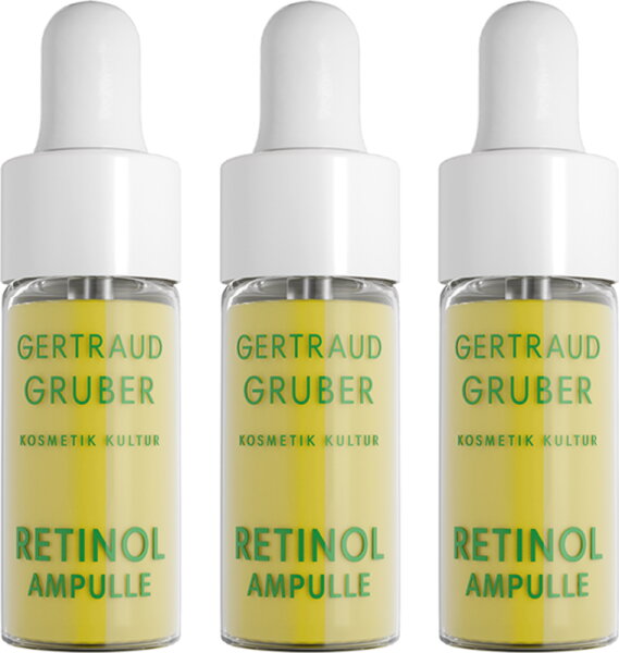 Gertraud Gruber Retinol Ampulle 3x 4 ml Gertraud Gruber Retinol Ampulle 3x 4 ml von Gertraud Gruber