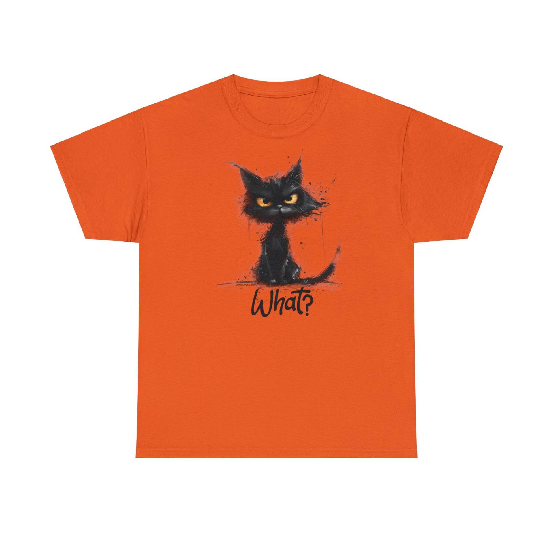 What? - Messy Little Cat Unisex T-Shirt What? - Messy Little Cat Unisex T-Shirt von GeryBox