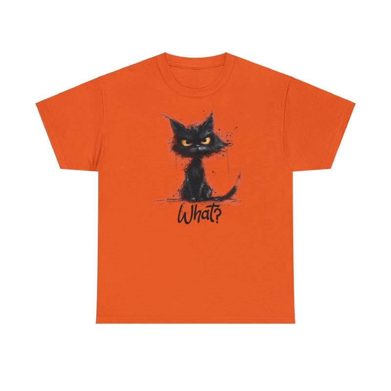 What? - Messy Little Cat Unisex T-Shirt What? - Messy Little Cat Unisex T-Shirt von GeryBox